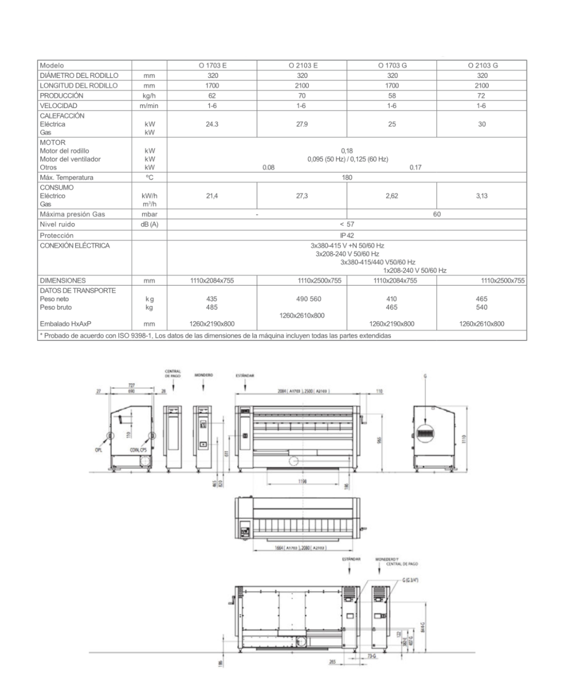 TECNITRAMO - CALANDRA INDUSTRIAL MURAL OMEGA O1703