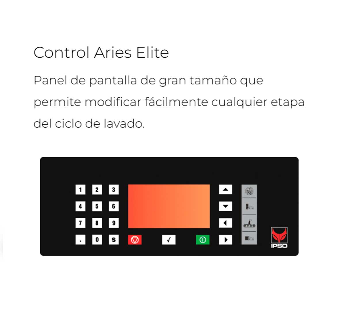 IPSO - LAVADORA INDUSTRIAL ALTA VELOCIDAD IY350 ARIES ELITE